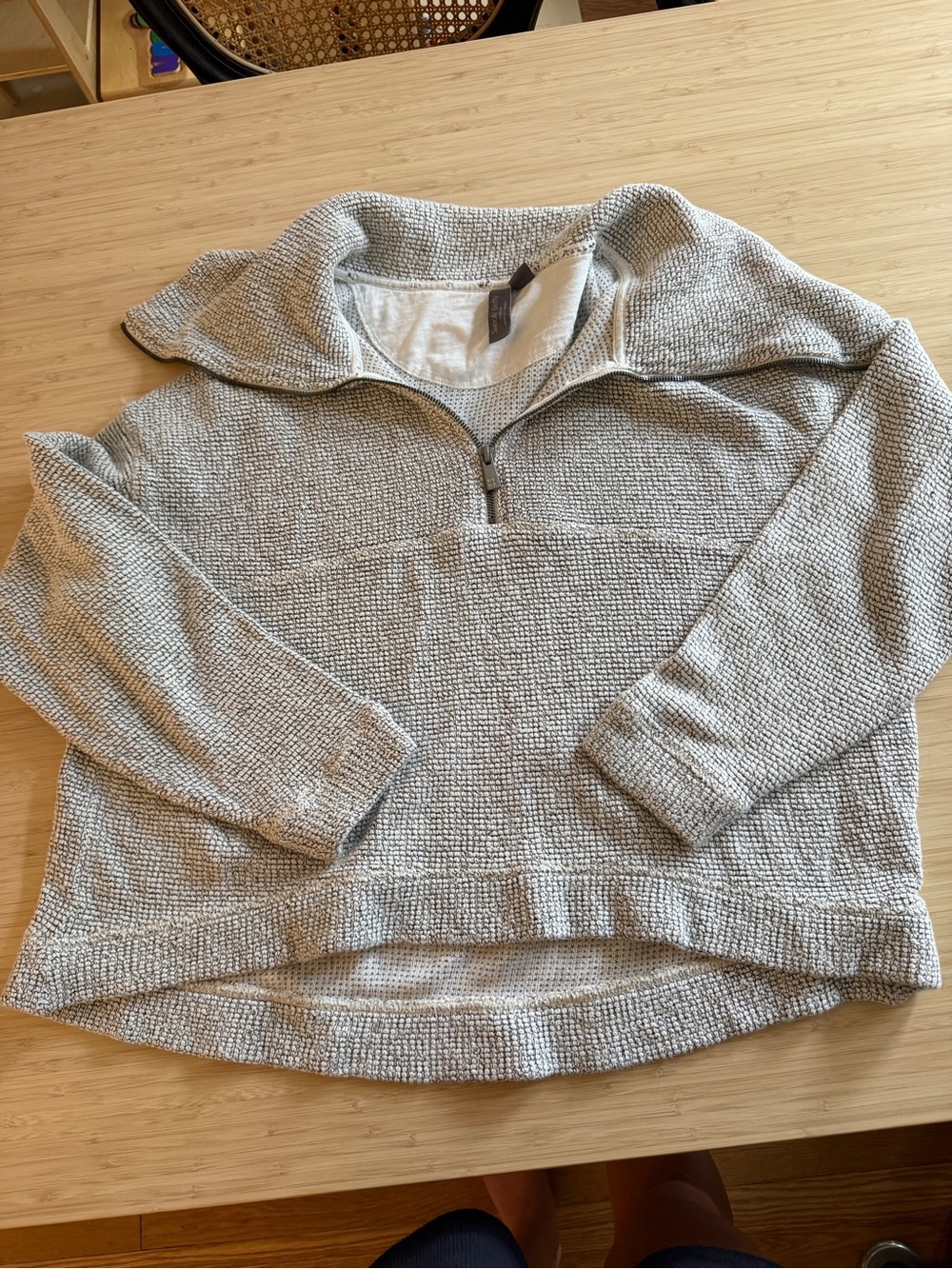 Sweaty betty Cozy Quarter-Zip Women's Sweater - Light Gray